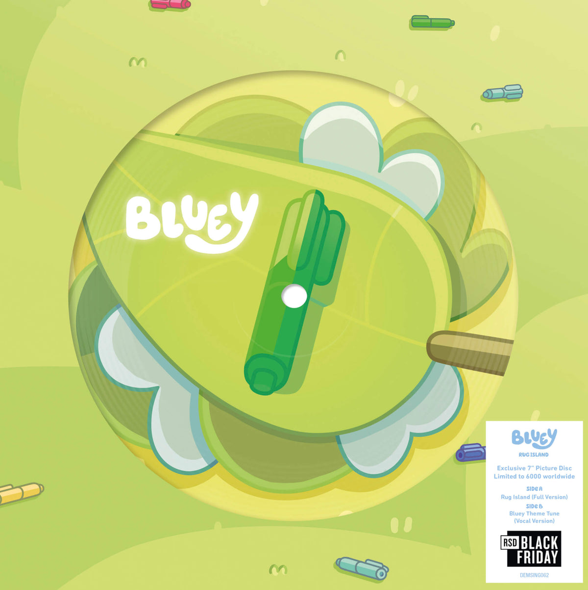 Bluey - Rug Island (RSDBF24) (7" Single)
