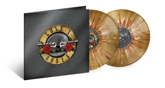 Guns N Roses - Greatest Hits (Limited Edition Gold With White & Red Splatter (2LP)