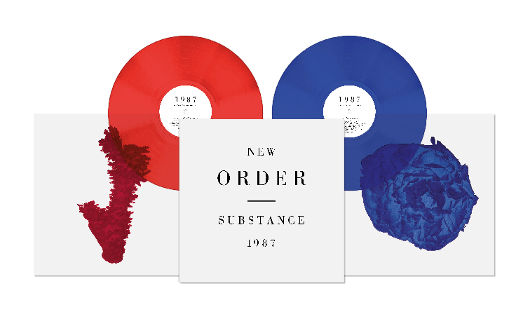 New Order - Substance '87 (Indie Exclusive Remastered Red/Blue Vinyl) 2LP