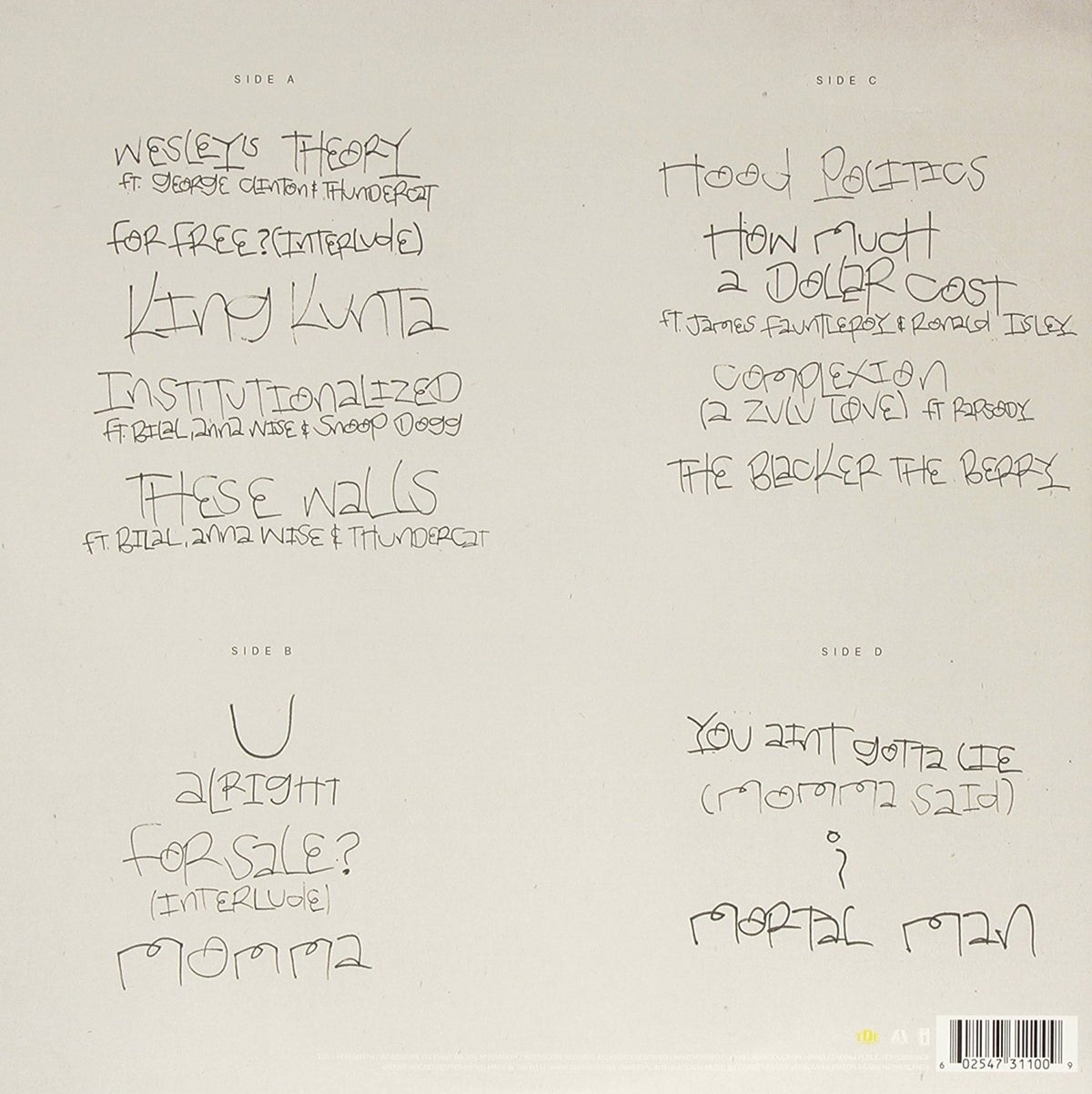 Kendrick Lamar - To Pimp A Butterfly (Vinyl LP)