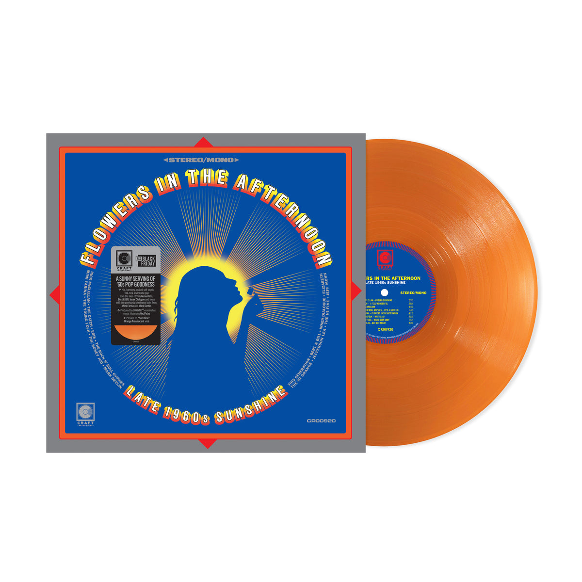 Various Artists - Flowers In The Afternoon: Late-1960s Sunshine (LP) RSD Black Friday 2025