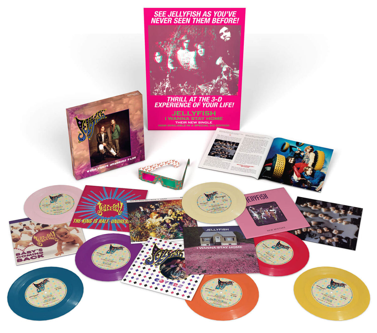 Jellyfish - When These Memories Fade (7" Coloured Vinyl Boxset)