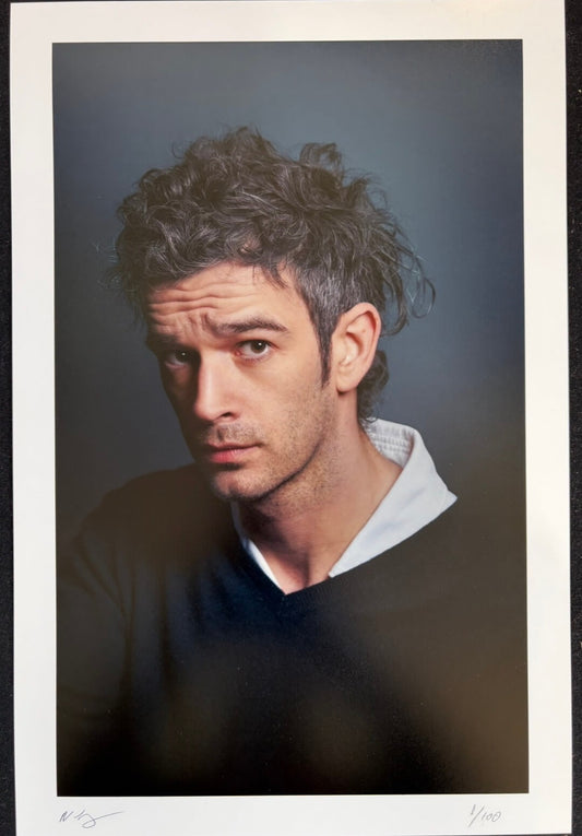 Matty Healy – Beyond Vinyl Portrait I (Limited Edition Print, Signed by Neil Ferry)