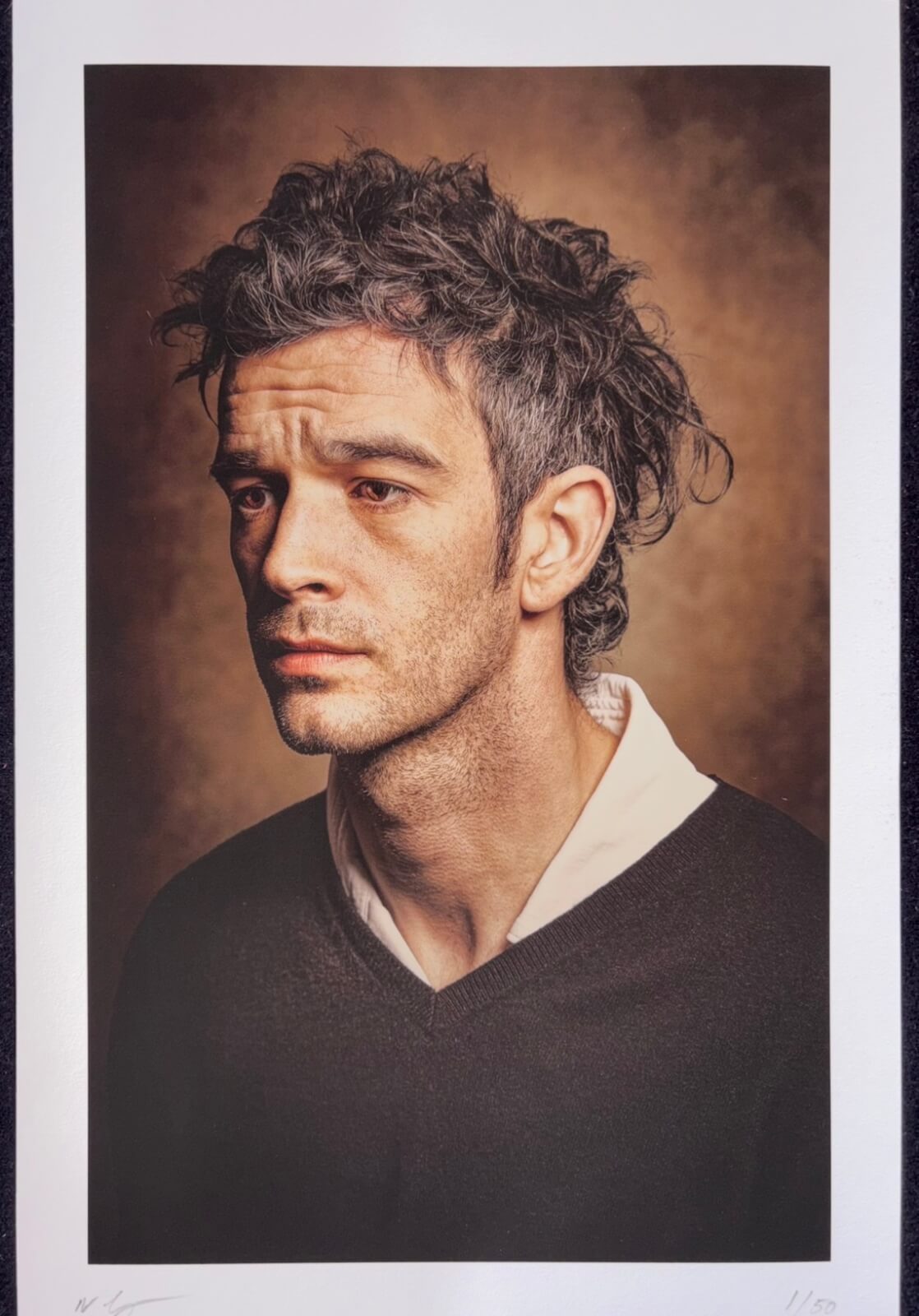 Matty Healy – Beyond Vinyl Portrait II (Limited Edition Fine Art Print, Signed by Neil Ferry)