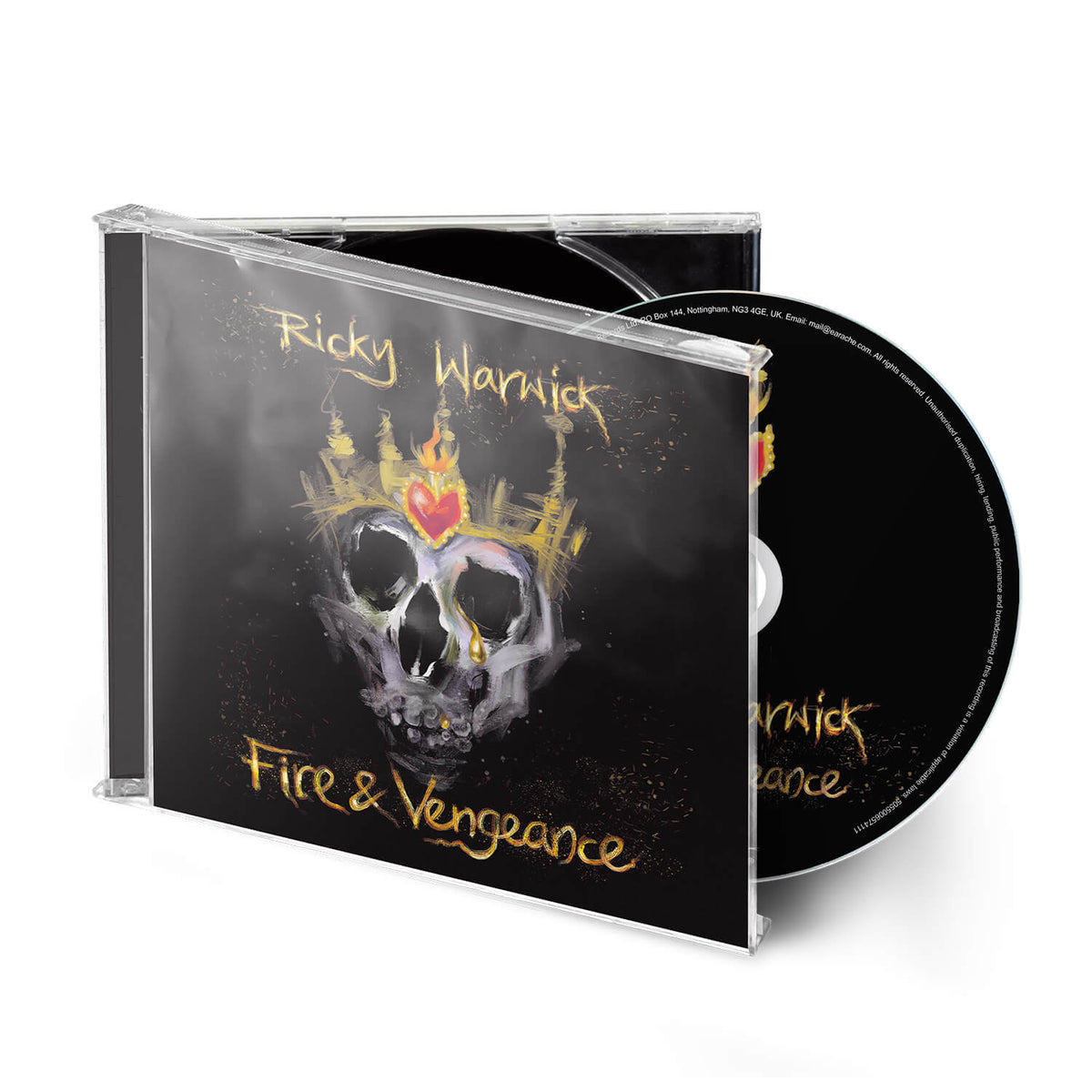 Ricky Warwick – Fire & Vengeance CD (Signed CD)