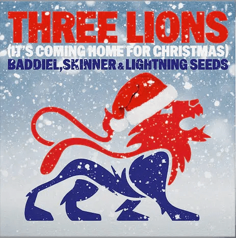 Baddiel, Skinner & Lightning Seeds - Three Lions (It's Coming Home for Christmas) White Vinyl (7" Single)