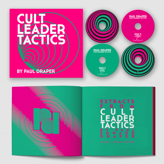 Paul Draper – Cult Leader Tactics (Limited Edition Deluxe Book) (3CD + DVD)